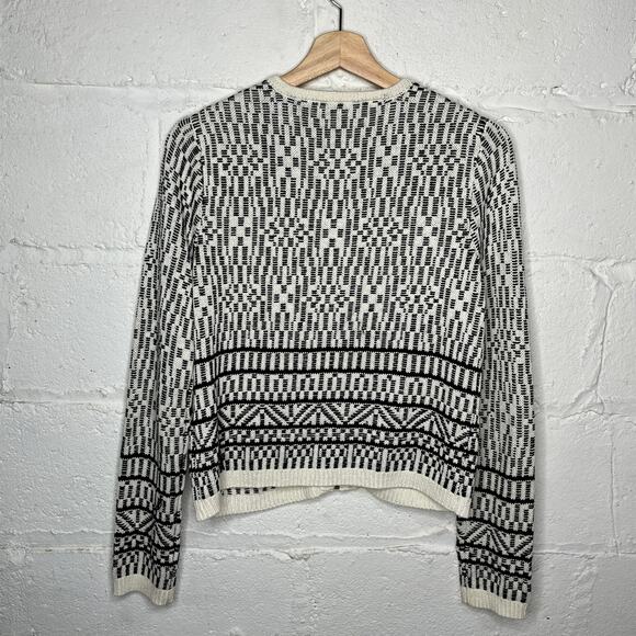 Joie Women's Linen Cotton Blend Knit Jacolyn Zip Up Sweater Blazer Size Small - Picture 3 of 7